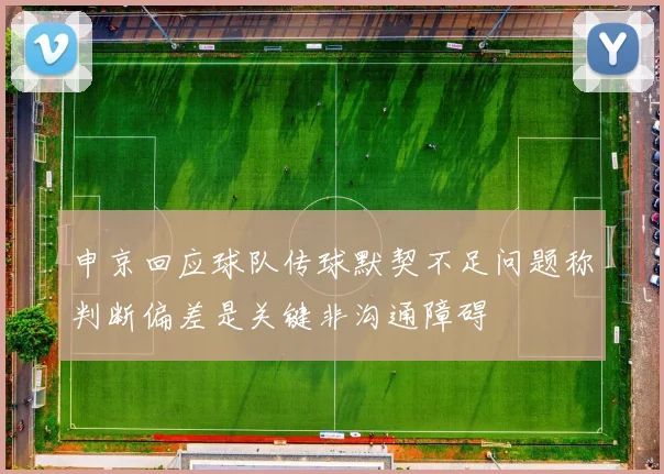 申京回应球队传球默契不足问题称判断偏差是关键非沟通障碍